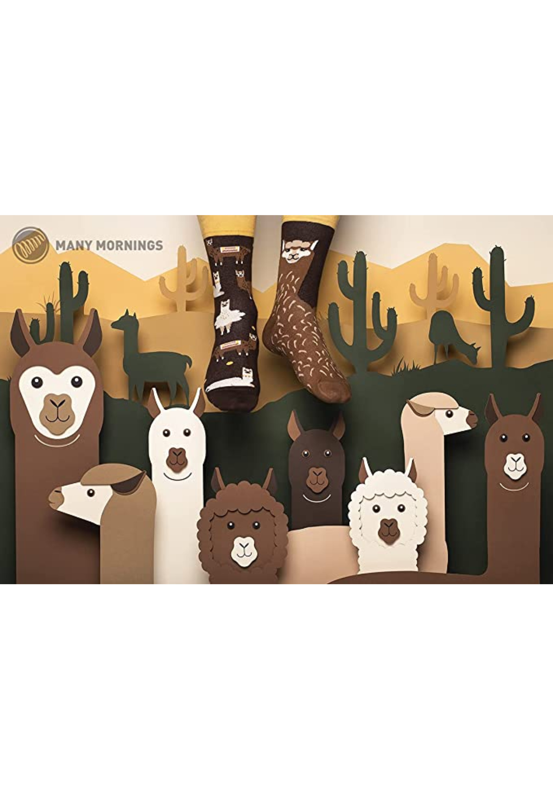 Unisex Regular - Fluffy Alpaca  / Pink Flamingo - 2 Pack